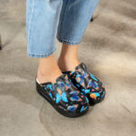 Ciabatte da lavoro anatomiche da donna con zeppa /