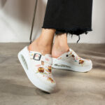 Ciabatte da lavoro anatomiche da donna con zeppa /