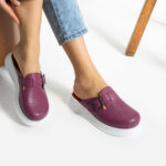 Sabot da lavoro in pelle da donna / Sabot da lavoro in pelle da donna /