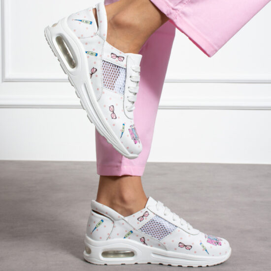 Alternative view of Sneakers medici leggeri per donne in pelle naturale