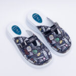 Ciabatte in pelle antifatica con gel /