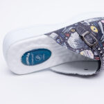 Ciabatte in pelle antifatica con gel /