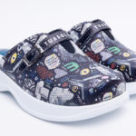 Ciabatte in pelle antifatica con gel /