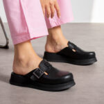 Sabot medico in pelle nera / Sabot medico in pelle nera /