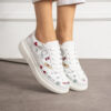 Sneakers anatomici bianchi in pelle Scarpe da lavoro donna Monocolore 5 Sneakers anatomici bianchi in pelle Scarpe da lavoro donna Monocolore 5
