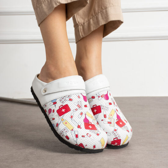 Alternative view of Sabot anatomico in pelle donna