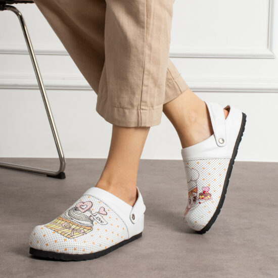 Alternative view of Sabot anatomico in pelle donna