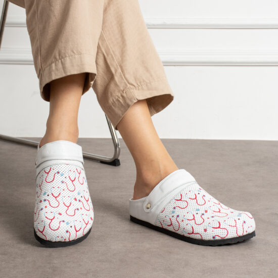 Alternative view of Sabot anatomico in pelle donna