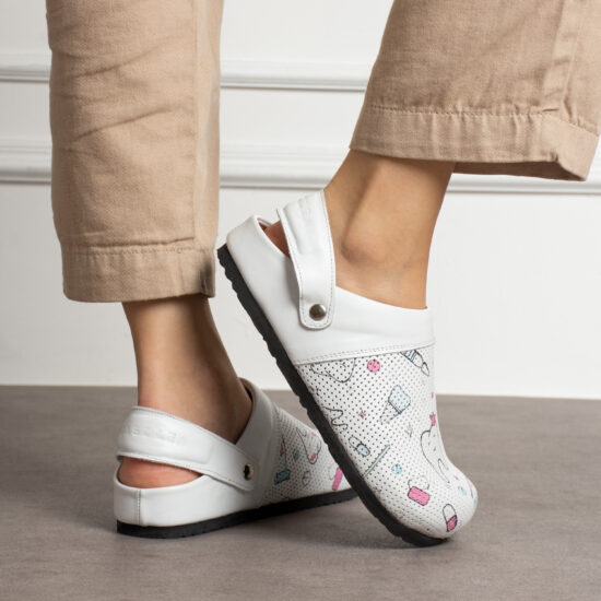 Alternative view of Sabot anatomico in pelle donna