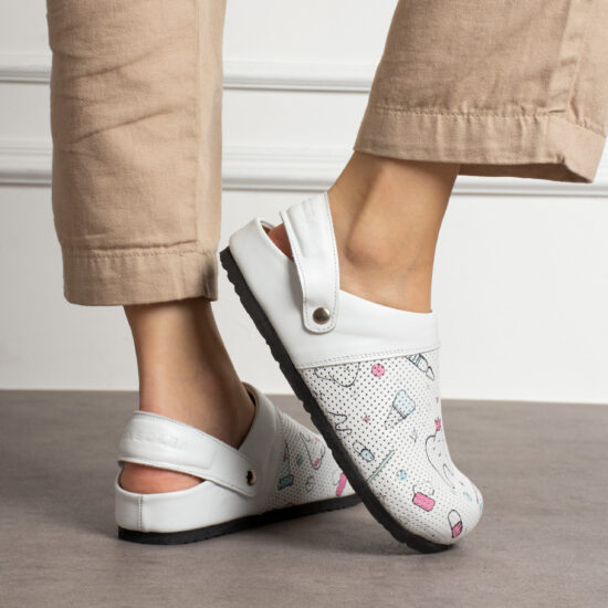 Alternative view of Sabot anatomico in pelle donna