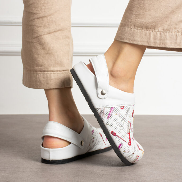 Pantofole Sabot Pelle Tacco Zoccoli In Pelle Terlik Sabo Air Max