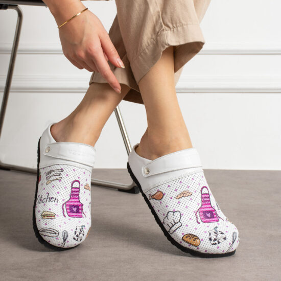 Alternative view of Sabot anatomico in pelle donna