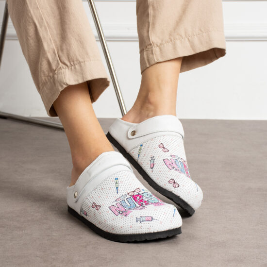 Alternative view of Sabot anatomico in pelle donna