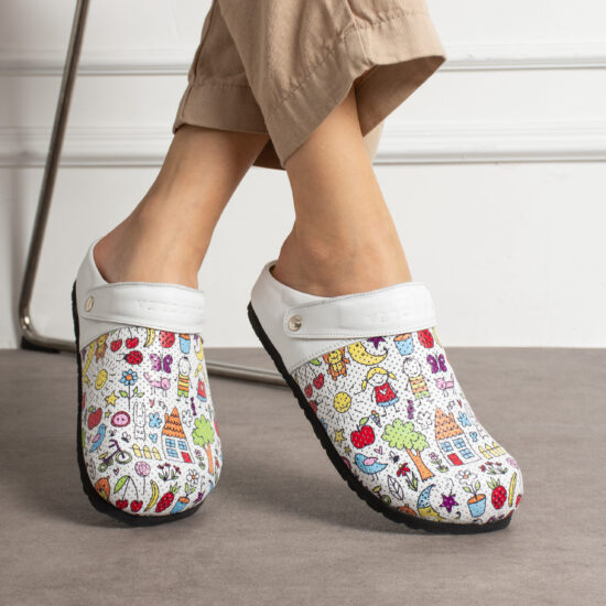 Alternative view of Sabot anatomico in pelle donna