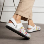 Sabot anatomico in pelle donna /