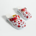 Zoccoli anatomici da lavoro con zeppa e stampa colorata / Zoccoli anatomici da lavoro con zeppa e stampa colorata /