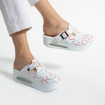 Zoccoli sanitari da donna con zeppa per infermiere /