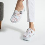 Zoccoli sanitari da donna con zeppa per infermiere /