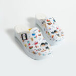 Zoccoli da lavoro anatomiche da donna con zeppa per cucina /