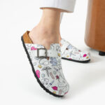 Sabot anatomico in pelle donna per infermiere / Sabot anatomico in pelle donna per infermiere /