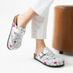 Sabot anatomico in pelle donna per infermiere / Sabot anatomico in pelle donna per infermiere /