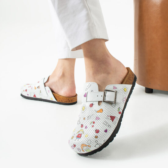 Alternative view of Sabot anatomico in pelle donna per maestre