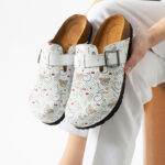 Sabot anatomico in pelle donna per infermiere /