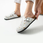 Sabot anatomico in pelle donna per infermiere /