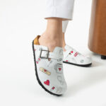 Sabot anatomico in pelle donna per infermiere / Sabot anatomico in pelle donna per infermiere /