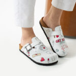 Sabot anatomico in pelle donna per infermiere / Sabot anatomico in pelle donna per infermiere /