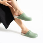 Ciabatte di gomma donna chiuse verdi / Ciabatte di gomma donna chiuse verdi /