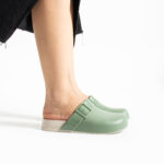 Ciabatte di gomma donna chiuse verdi / Ciabatte di gomma donna chiuse verdi /