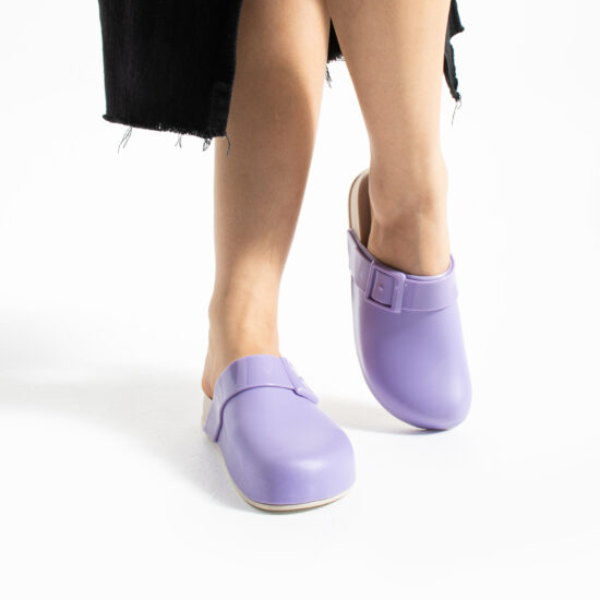 Alternative view of Ciabatte di gomma donna chiuse viola