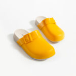 Ciabatte di gomma donna chiuse arancioni /