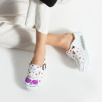 Zoccoli anatomici da lavoro con zeppa e stampa colorata / Zoccoli anatomici da lavoro con zeppa e stampa colorata /