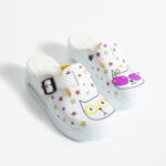 Zoccoli anatomici da lavoro con zeppa e stampa colorata / Zoccoli anatomici da lavoro con zeppa e stampa colorata /