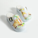 Zoccoli da lavoro anatomici con zeppa per asilo /