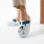 Zoccoli sanitari da donna con zeppa per farmacia / Zoccoli sanitari da donna con zeppa per farmacia /