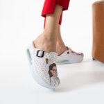 Zoccoli sanitari da donna con zeppa per dentista / Zoccoli sanitari da donna con zeppa per dentista /