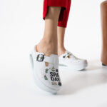 Zoccoli professionali con zeppa per estetiste e SPA / Zoccoli professionali con zeppa per estetiste e SPA /