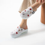 Zoccoli sanitari da donna con zeppa per infermiera /