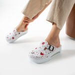 Zoccoli sanitari da donna con zeppa per infermiera /