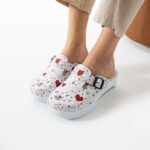 Zoccoli sanitari da donna con zeppa per infermiera /