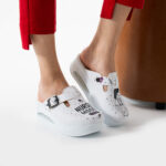 Zoccoli sanitari da donna con zeppa per infermiera /