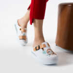 Zoccoli anatomici da lavoro con zeppa e stampa colorata / Zoccoli anatomici da lavoro con zeppa e stampa colorata /