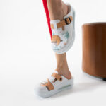 Zoccoli anatomici da lavoro con zeppa e stampa colorata / Zoccoli anatomici da lavoro con zeppa e stampa colorata /