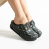 Zoccoli da donna moderni bianchi in pelle naturale con zeppa alta Zoccoli da lavoro donna Monocolore 5 Zoccoli da donna moderni bianchi in pelle naturale con zeppa alta Zoccoli da lavoro donna Monocolore 5