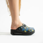 Zoccoli anatomici da lavoro con zeppa e stampa colorata / Zoccoli anatomici da lavoro con zeppa e stampa colorata /