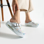 Ciabatte da lavoro in pelle con zeppa / Ciabatte da lavoro in pelle con zeppa /