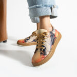 Sneakers donna ergonomiche colorate in pelle / Sneakers donna ergonomiche colorate in pelle /